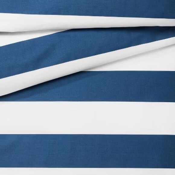 Open Box - Pillowfort - Full/Queen Rugby Striped Kids' Duvet Co Rugby Striped - Picture 3 of 4